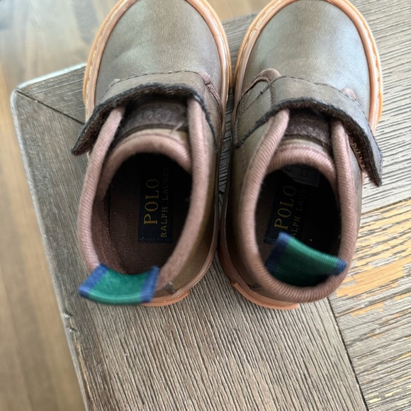 Polo Ralph Lauren Boots with Velcro Closure Size 5 - Picture 8 of 9